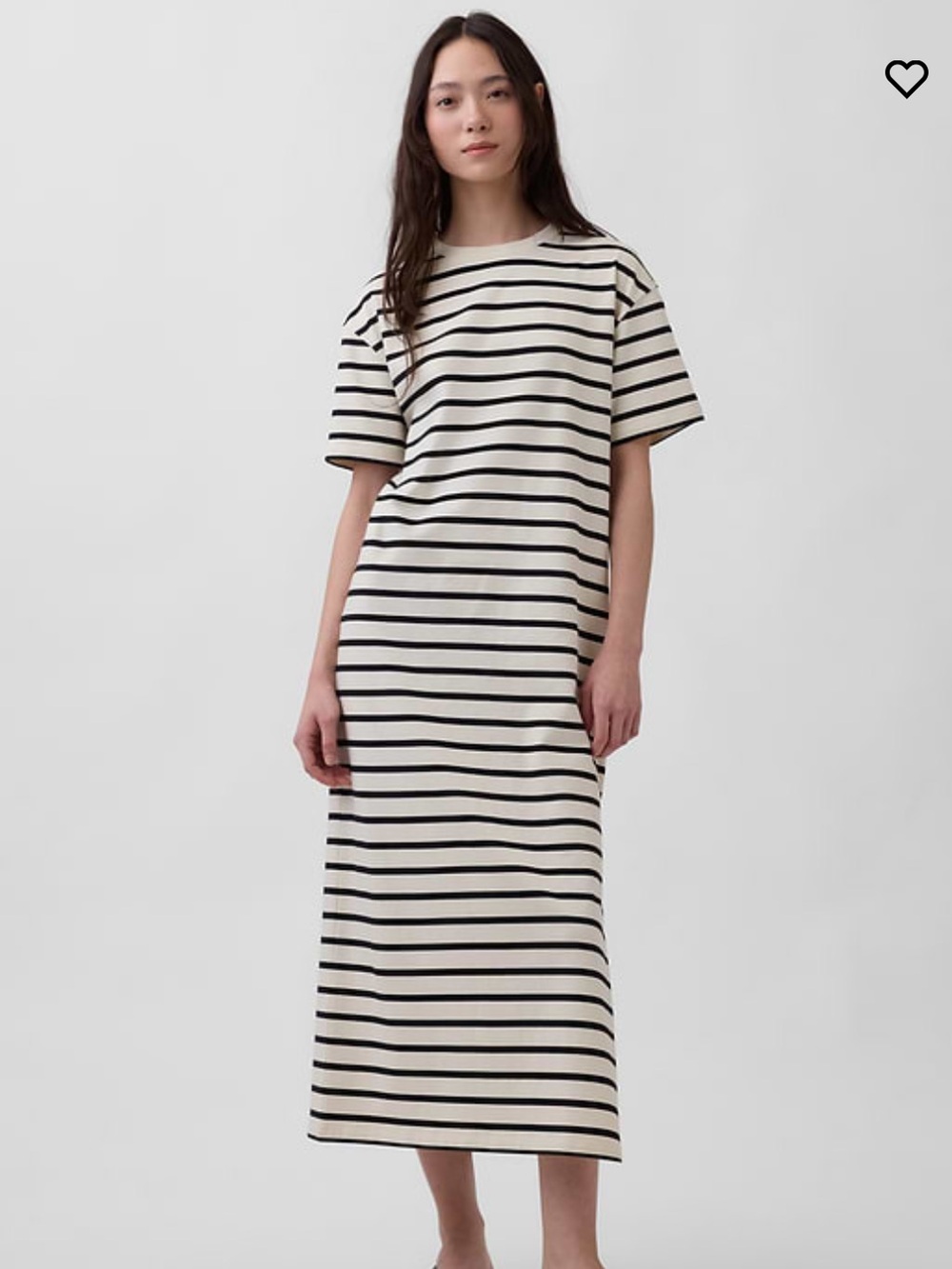Gap Heavyweight Oversized T-Shirt Maxi Dress - size S